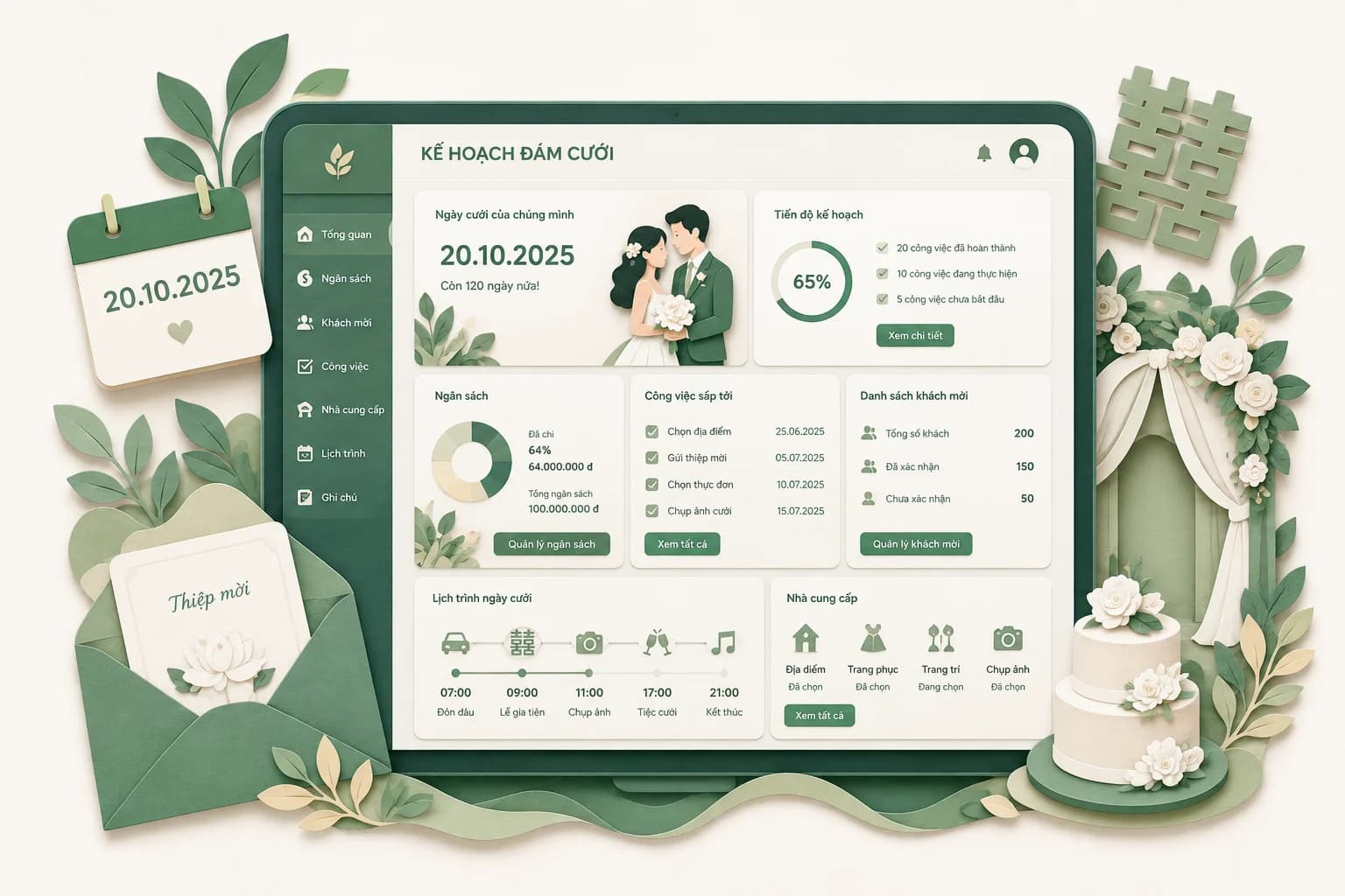 Nhận kế hoạch chi tiết
